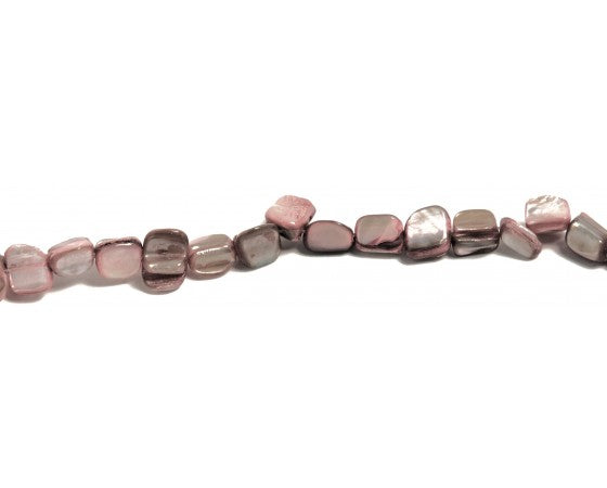 Shell - Mother of Pearl - Beads - Square - 38cm strand