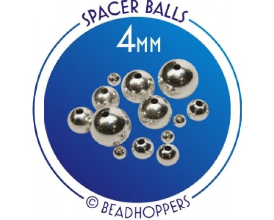 Beadhopper - Interchangeable Spacer Ball - 10 pieces - Silver