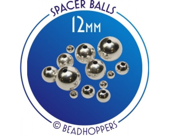 Beadhopper - Interchangeable Spacer Ball - 10 pieces - Silver