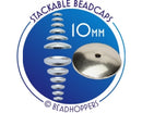 Beadhopper - Interchangeable Stackable Bead Caps - Silver
