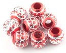 Aluminium - Round with Circles - 10mm - 10 pieces