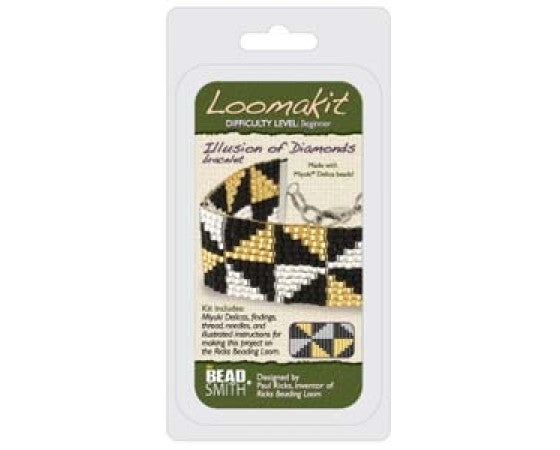 Loomakit Kit- Desert Fire Bracelet. (Kit Includes Miyuki Delica