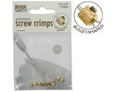 BeadSmith - Crimps - Screw - 10 pieces - Gold