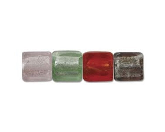 Lampwork - Silver-Foil - 12mm - Mix