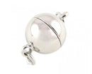 Clasp - Magnetic - Round with Jump Rings - 12mm