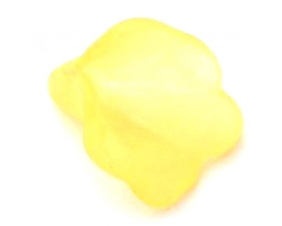 Acrylic - Flowers - Transparent and Frosted - 10mm x 9mm - 40 pieces