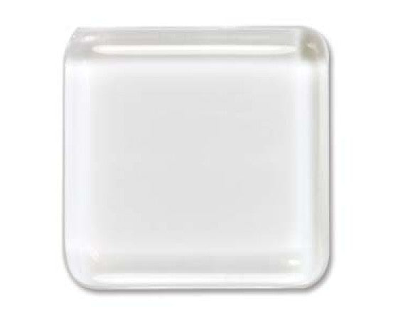 Cabochon - Glass - Square - 1 piece - Clear