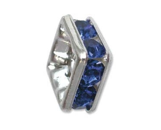 Rhinestone Squaredelle - 6mm