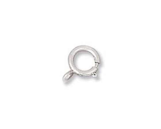 Spring Ring Clasp - Sterling Silver (Closed Ring)