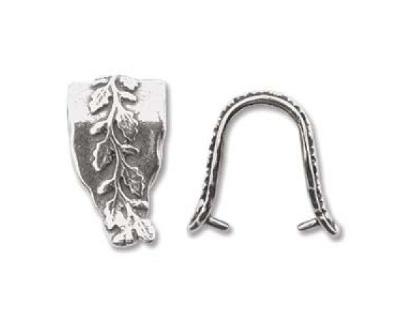 Pinch Bail - Sterling Silver - 30mm (2gm) - 1 piece