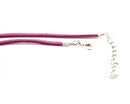 Faux Suede Cord Necklace - Flat - 2.5mm - 45cm