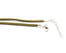 Faux Suede Cord Necklace - Flat - 2.5mm - 45cm
