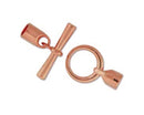 Clasp - Toggle - Glue In Clasp - Round - 29mm - 1 Set