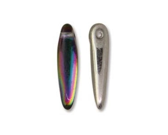 Czech - Thorn - 5mm x 16mm - 1 strand (48 beads)