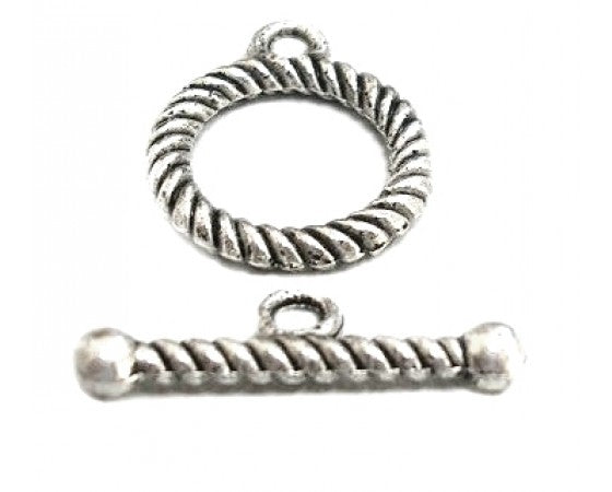 Clasp - Toggle (Twisted) - Round - 14mm