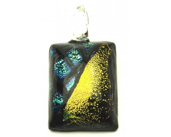 Dichroic Glass - Rectangle - 47mm x 24mm - 1 piece