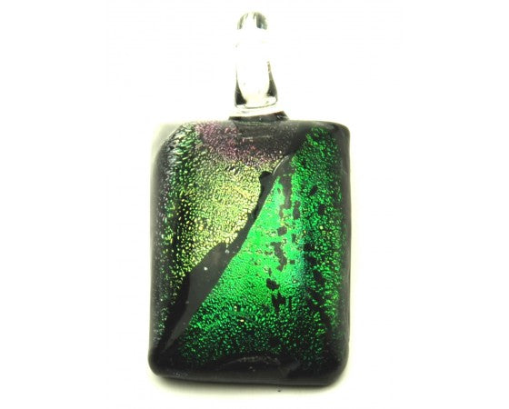 Dichroic Glass - Rectangle - 47mm x 24mm - 1 piece