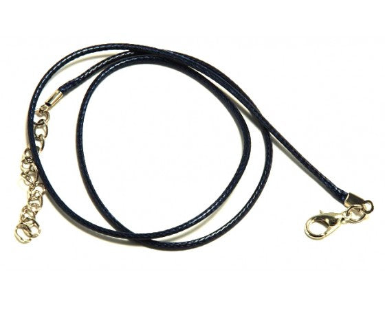 Wax Cotton Cord Necklace - 1.5mm - 47cm
