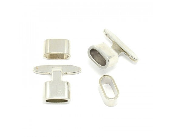 Clasp - Whale Tail - Glue In - 1 set