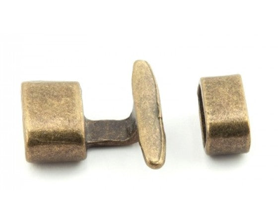 Clasp - Whale Tail - Glue In - 1 set